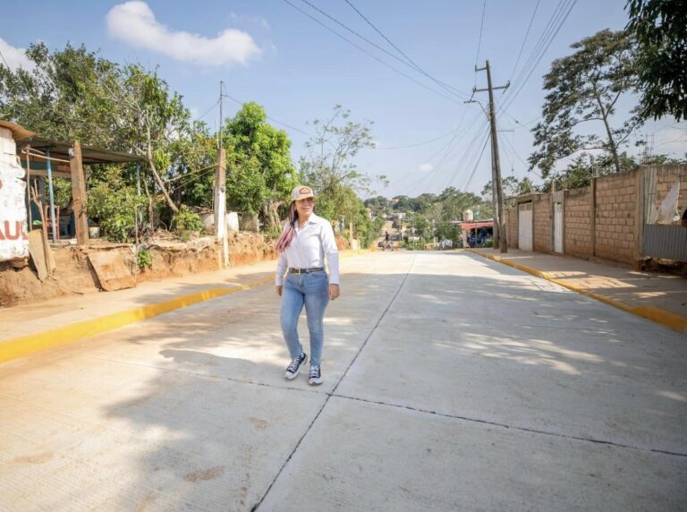 Se ha concluido con la pavimentación de la calle Calabaza